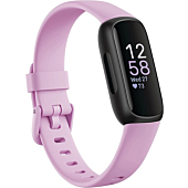 Fitbit Inspire 3 Health & Fitness Tracker with Stress Management, Workout Intensity, Sleep Tracking, 24/7 Heart Rate and more, Lilac Bliss/Black, One Size