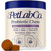 PetLab Co. Probiotics for Dogs, Support Gut Health & Seasonal Allergies - Pork Flavor Soft Chew - 30 Soft Chews - Packaging May Vary
