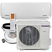 Pioneer Air Conditioner WYS024G-20 Wall Mount Ductless Inverter+ Mini Split Heat Pump, 24000 BTU-208/230V