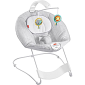 Fisher-Price See & Soothe Deluxe Bouncer Hearthstone, soothing baby seat for infants and newborns [Amazon Exclusive]