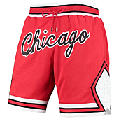 Men Basketball Shorts,Mens Retro Shorts with Pockets Workout 90s Fans Mesh Quick Dry Basketball Classics Shorts Hip Hop Red