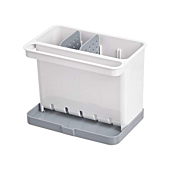 Amazon Basics Kitchen Sink Organizer/Sponge Holder, White
