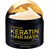 Sunatoria Keratin Hair Mask - Professional Treatment for Hair Repair, Nourishment & Beauty (with Hydrolyzed Keratin for Extra Hydration and Nourishing)