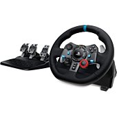 Logitech G Dual-Motor Feedback Driving Force G29 Gaming Racing Wheel with Responsive Pedals for PlayStation 5, PlayStation 4 and PlayStation 3 - Black
