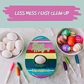 EggMazing Easter Egg Decorator Kit, Less Mess, Easy Clean up