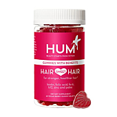 HUM Hair Sweet Hair - Hair Growth Biotin Gummies for Women - Vegan Hair Gummies Formulated with Fo Ti, Biotin, Folic Acid, Zinc, Vitamin B12 & PABA (60 Vegan Gummies)