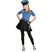 Girls Cop Cutie 2 Costume - Medium - 8-10, 1 Pc