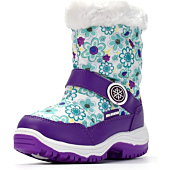 Toddler girl's winter snow boots, perfect for keeping your little one's feet warm and dry in all weather conditions