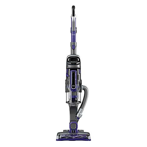 BLACK+DECKER HCUA525JP Cordless 2-in-1 Stick Vacuum, Powerseries Pro 20V Pet Vacuum, Purple