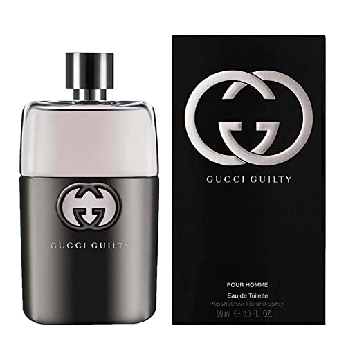 Man spritzing Gucci Guilty Pour Homme EDT