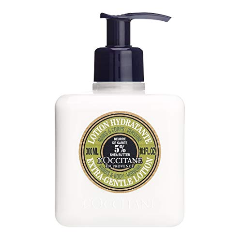 L'Occitane Verbena Shea Butter Hands & Body Extra-Gentle Moisturizing Lotion, 10.1 Fl Oz: Organic Verbena Extract, Refreshing Scent, Softening, Vegan