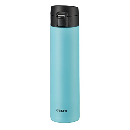 Tiger Thermos Flask MKA-K060AK 600ml Mug Bottle, One-Touch, Lightweight, Stainless Steel Bottle, Vacuum Insulated, Hot and Cold Retention, Blue
