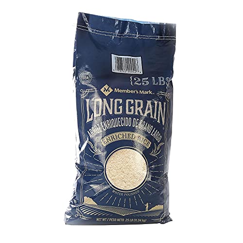 Member S Mark Long Grain White Rice (25 Lb.) Wholesale, Cheap, Discount, Bulk (1 - Pack)