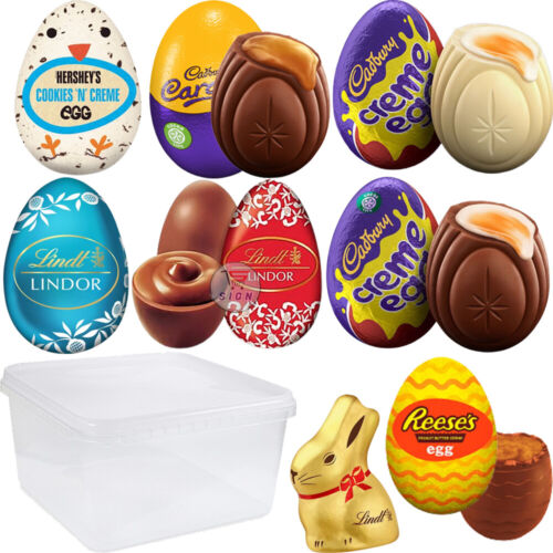 Perfect Easter gift basket featuring the chocolate mix.