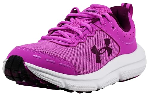 Under Armour Women's Charged Assert 10 Sneaker, Vivid Magenta/Vivid Magenta/Purple Gemini, 6