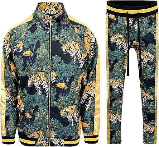 G-Style USA Men's Side Stripe Tracksuit