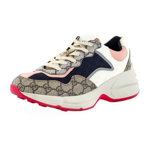 Gucci Rhyton Sneakers GG Canvas Brown