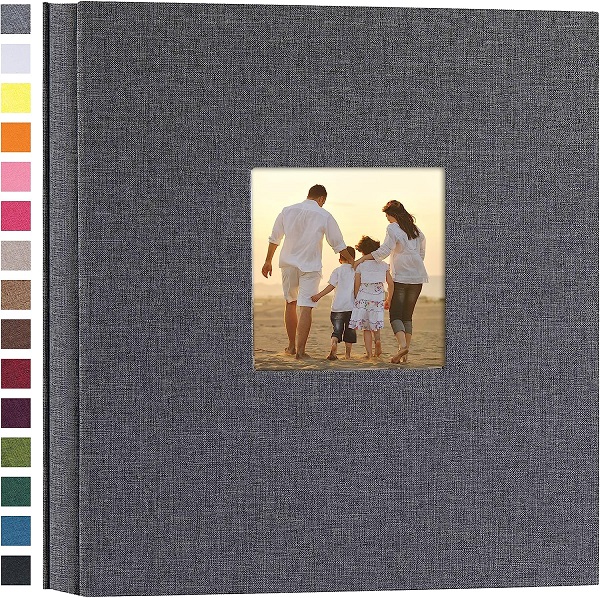 Linen Hardcover Photo Album 4x6 600 Photos Large Capacity for Family Wedding Anniversary Baby Vacation