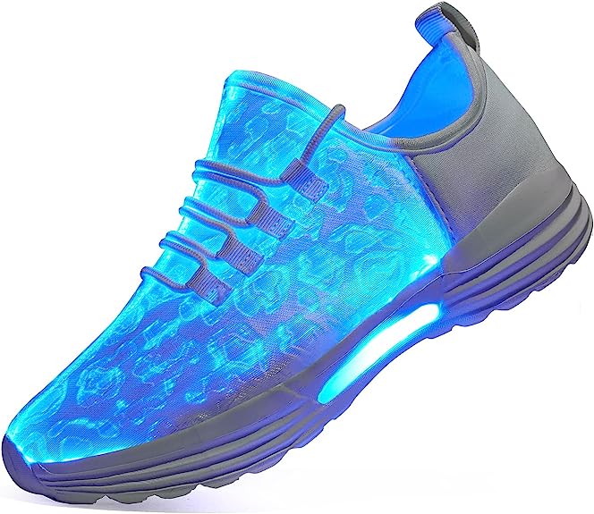 LED Light Up Shoes for Men Women, Light Fiber Optic LED Shoes Luminous Trainers Flashing Sneakers for Festivals, Christmas, Halloween, New Year Party, DIYJTS