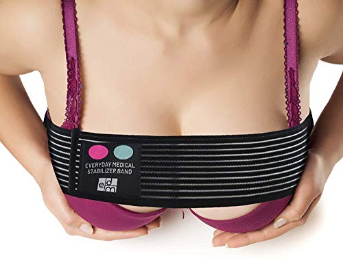 Everyday Medical Breast Implant Stabilizer Band I Post Surgery Breast Augmentation and Reduction Strap I Chest Belt I Breast Support Bandage I One Size Fits All