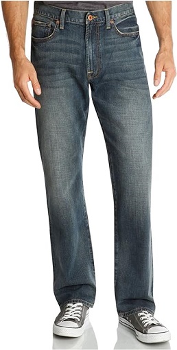 Lucky Brand Men's 181 Relaxed Straight Jeans, Blue Wash