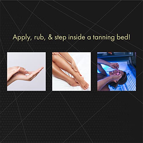 Millennium Tanning Solid Black Special Reserve 200X, Tanning Lotion w/ Tattoo Protector, 13.5 Ounces