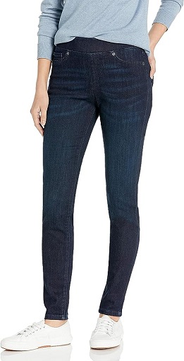 Women's stretch pull-on jeggings for work