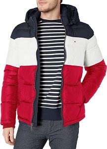 Cozy Hooded Puffer Jacket for Men By Tommy Hilfiger