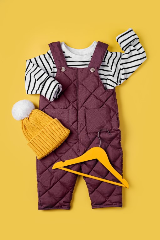 Baby warm pant and striped jumper for fall and winter