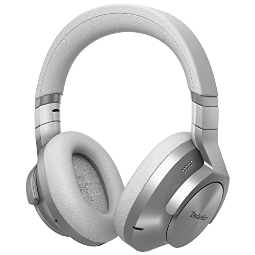 Technics Wireless Noise Cancelling Headphones, High-Fidelity Bluetooth Headphones with Multi-Point Connectivity, Impressive Call Quality, and Comfort Fit - EAH-A800-S Silver