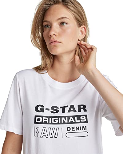 G-Star Raw Women's Slim Fit T-Shirt Raw Graphic Logo 