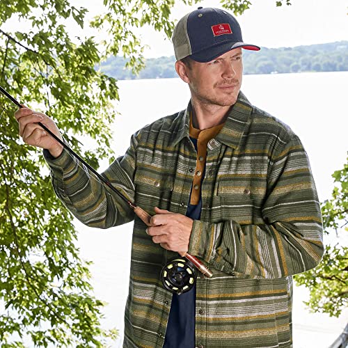 Stay Warm and Stylish with the Archer Thermal Lined Flannel Shirt Jacket By  Legendary Whitetails Available in a Variety of Colors and Sizes