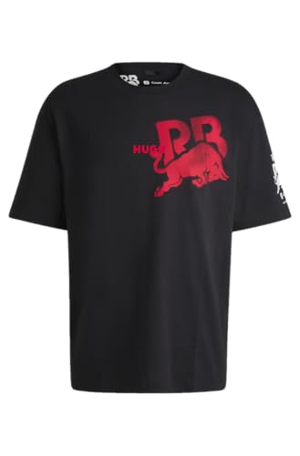 HUGO, F1 2024 Racing Bull Team Back Logo Tshirt, Black, S