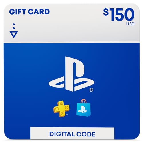 $150 PlayStation Store Gift Card, Digital Code.