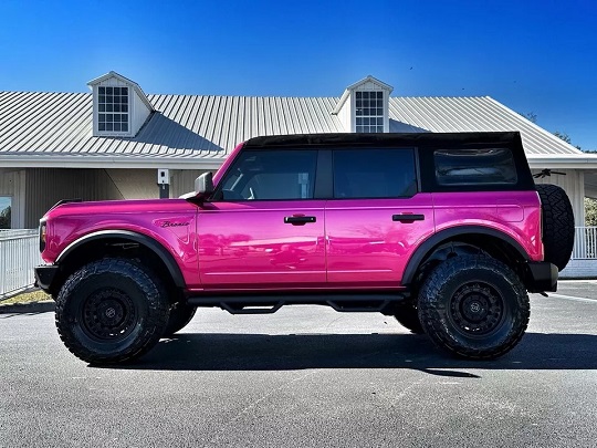 2022 Ford Bronco Raspberry Edition with Custom Lift Kit