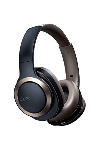 Cleer Audio, Enduro ANC Noise Cancelling Headphones, Long Lasting 60 Hour Battery, Ambient Sound Levels, Bluetooth Headphones, Smart Controls with Cleer+ App - Dark Navy