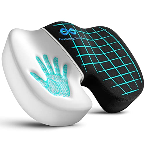Everlasting Comfort – The Original Seat Cushion for Desk Chair, Enhances Posture and Support, Non-Slip Bottom, Ideal Tailbone Cushions for Pressure Relief - Premium Gaming, Car, Office Chair Cushion