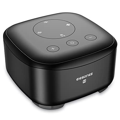 Sound Machine, White Noise Machine, Sleep Therapy with 24 Soothing Sounds for Adults Baby Sleeping,3 Auto-Off Timer, Memory Function Sleeping Machine for Nursery Office Home, AC Powered-Black