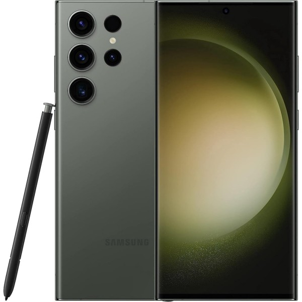 Restored SAMSUNG Galaxy S23 Ultra Cell Phone, Factory Unlocked Android Smartphone, 256GB, 200MP Camera, Night Mode, Long Battery Life, S Pen, US Version, 2023, Green (Refurbished)