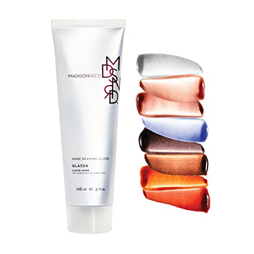 Madison Reed Color Reviving Gloss, Glassa, Clear Shine Hair Gloss Adds Brilliant Shine for All Hair Colors, Infused with Keratin & Argan Oil, 4 Fl Oz (118 mL)