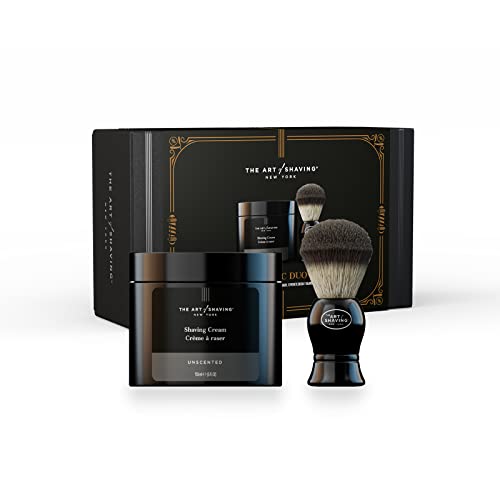 The Art of Shaving Unscented Iconic Duo Kit - 5oz Shaving Cream & Shaving Brush, 2 Piece Set (Pack of 1)