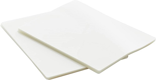 Amazon Basics Clear Thermal Laminating Plastic Paper Laminator Sheets - 9 x 11.5-Inches, 100-pack (Clear)