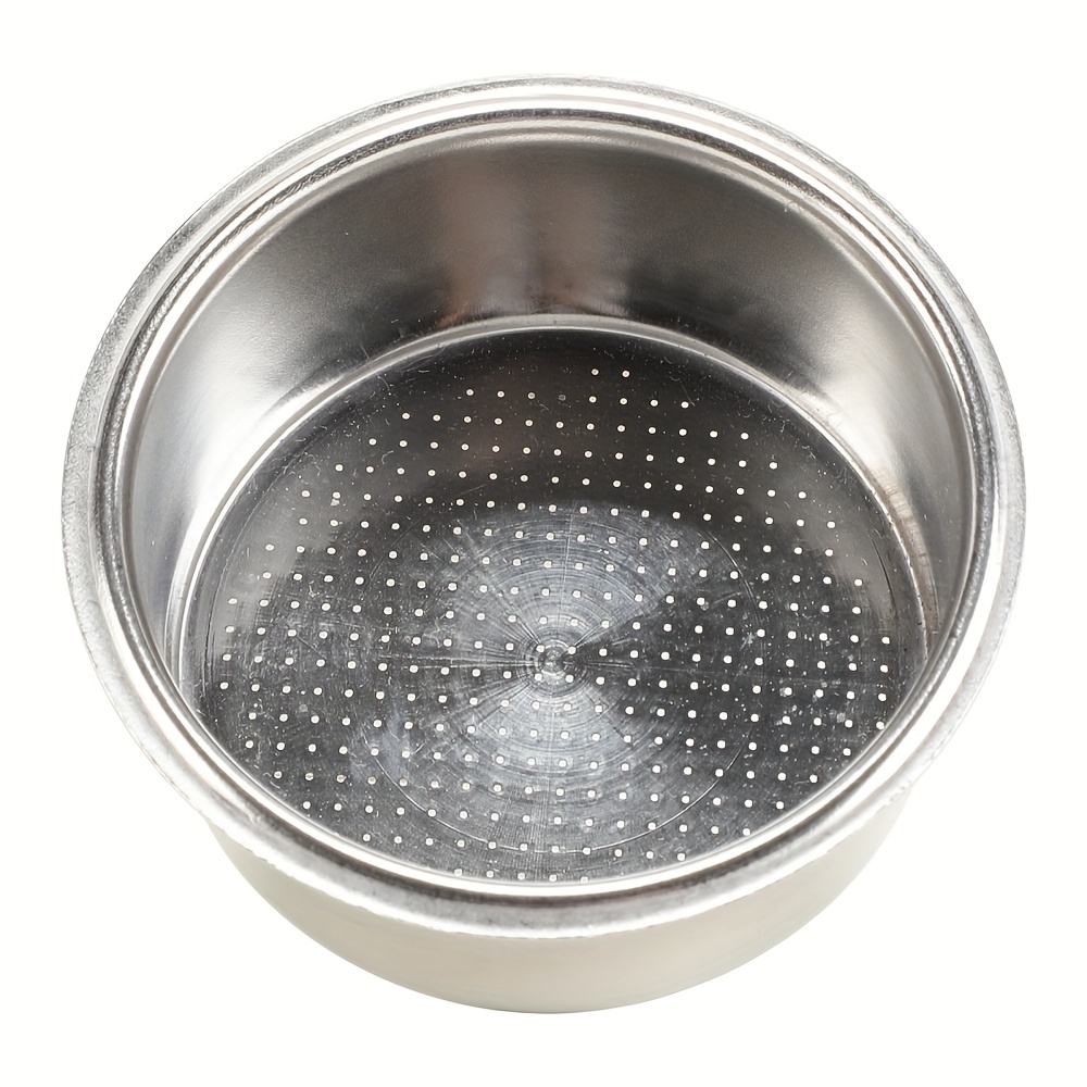 Stainless Steel Coffee Filter Basket Reusable Detachable Non-Pressurized Espresso Portafilter for and Machines 2 Cup Capacity Durable Easy to for Home or Professional Use Espresso Machine