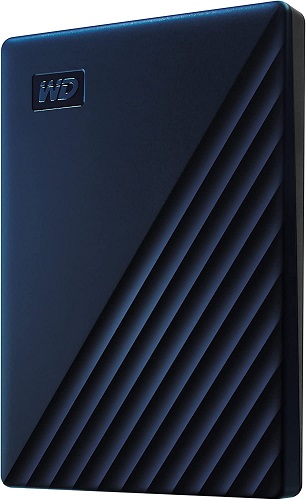 WD 2TB My Passport for Mac Portable External Hard Drive HDD with backup software and password protection, Blue - WDBA2D0020BBL-WESN