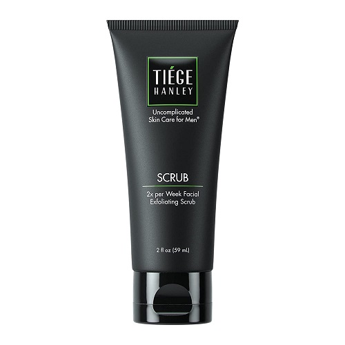 Tiege Hanley Exfoliating Scrub for Men (SCRUB) | Face Wash that Removes Dead Skin Cells | Helps Renew, Soothe & Repair | Exfoliate & Use Twice Weekly | For Dry or Sensitive Skin | Non Scented | 2 Ounces