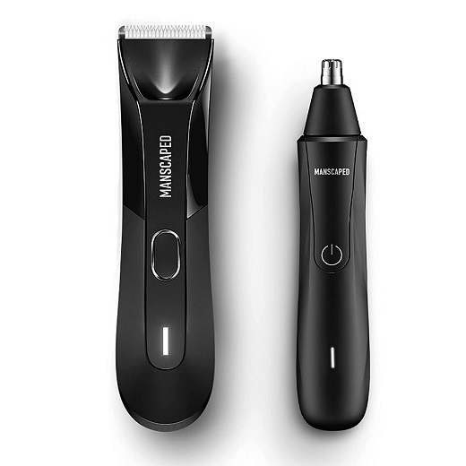 MANSCAPED™ The Perfect Duo 4.0 Contains: The Lawn Mower™ 4.0 Waterproof Electric Trimmer and The Weed Whacker™ Nose and Ear Hair Trimmer