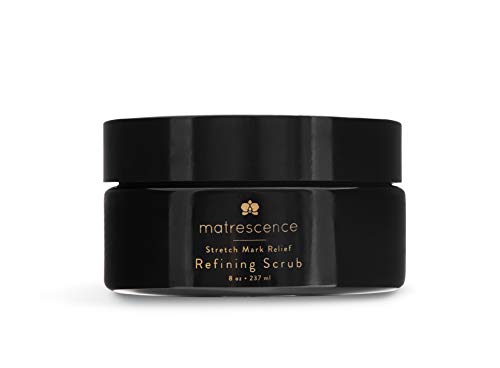 Matrescence Stretch Mark Relief Refining Belly Scrub for Scars and Stretch marks, Smooths Skin, Pregnancy-Safe | 8oz
