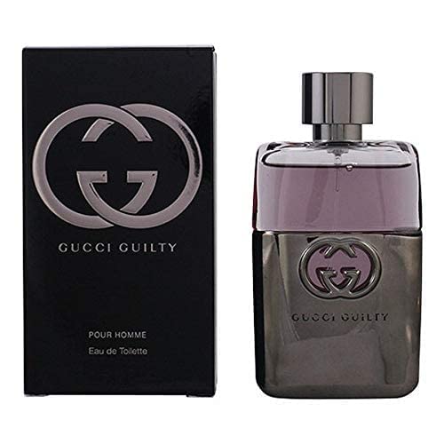 Man spritzing Gucci Guilty Pour Homme EDT