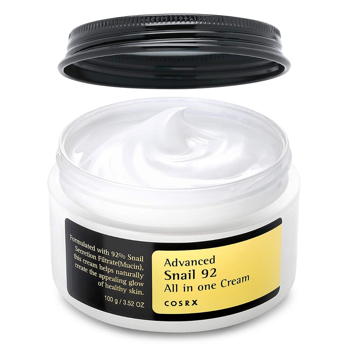 COSRX Advanced Snail 92 All in One Repair Cream 3.52 oz / 100g | Snail Secretion Filtrate 92% for Moisturizing | Korean Skin Care