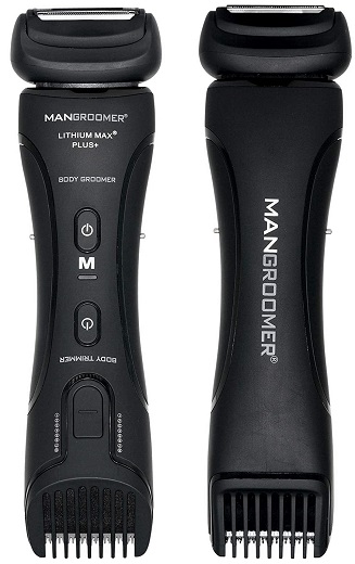 MANGROOMER Lithium Max Plus Body Groomer, Ball Groomer, Body Trimmer, Electric Groin Hair Trimmer with Free Bonus Foil Included